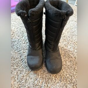 totes Black Kids Boots